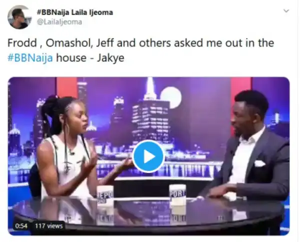 BBNaija: Jackye Names All The Guys That Asked Her Out In The House